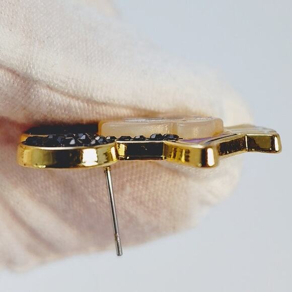 Disney x BaubleBar Mickey Halloween Vampire Stud Earrings - Picture 7 of 11